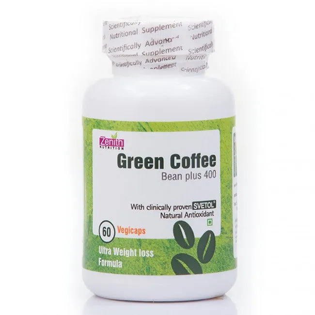Zenith Nutrition Green Coffee bean extract - 400 mg - 60 Capsules