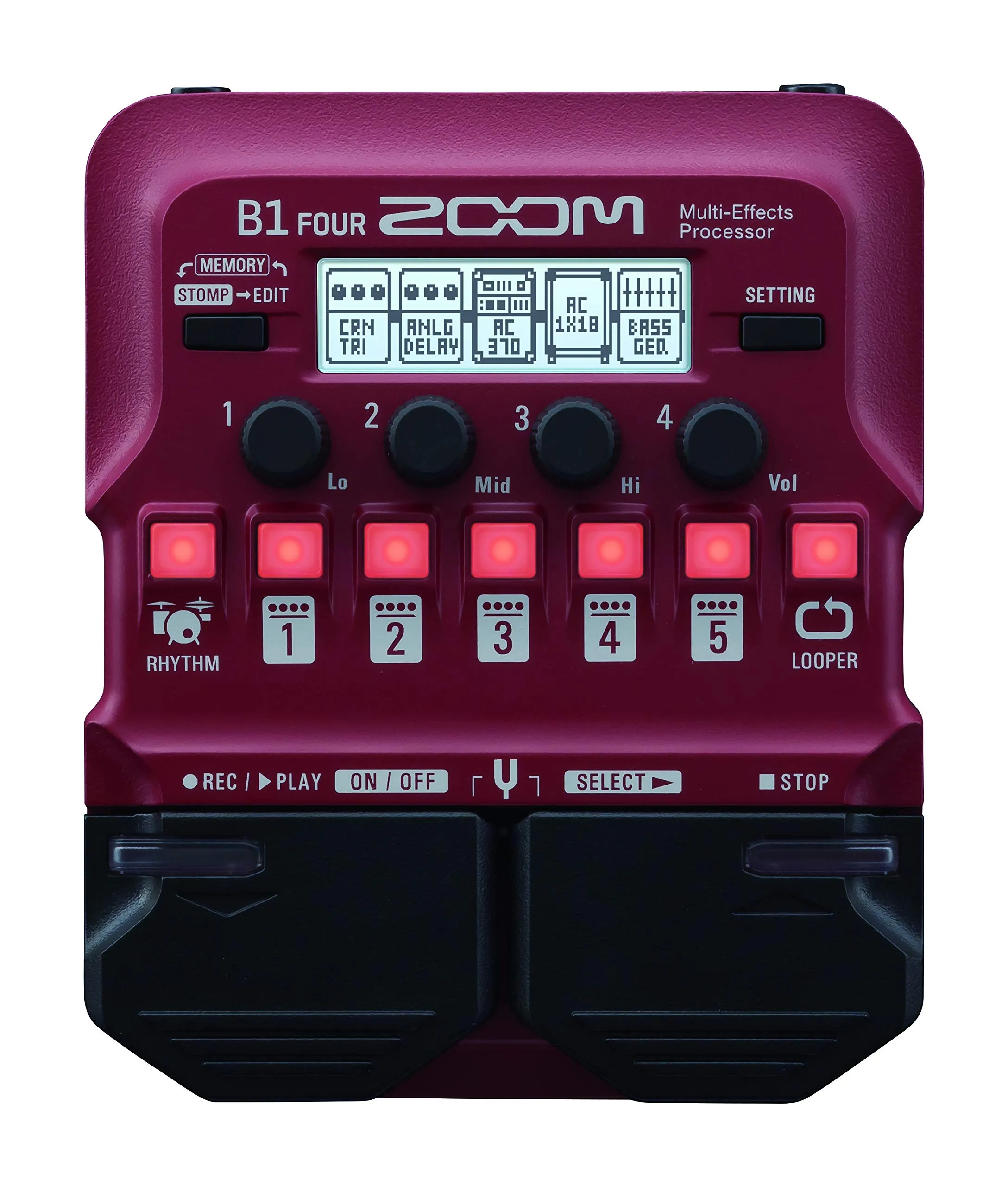 Zoom Bass Multi-Effects Pedal (B1 FOUR)
